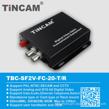 2 Channels Fiber Digital Converter